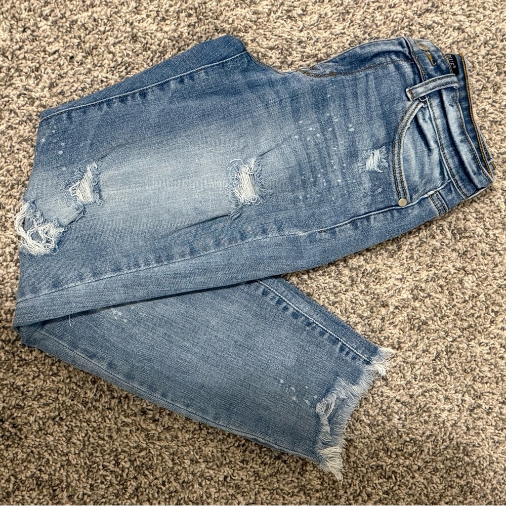 Judy Blue Distressed Blue Jeans for Women
